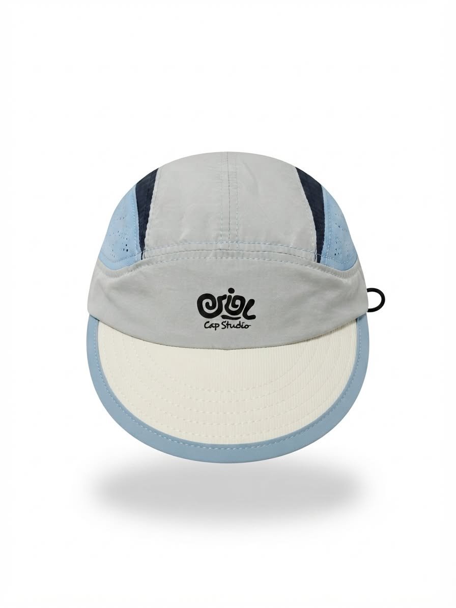 KAME - CAP/BLUE-BEIGE